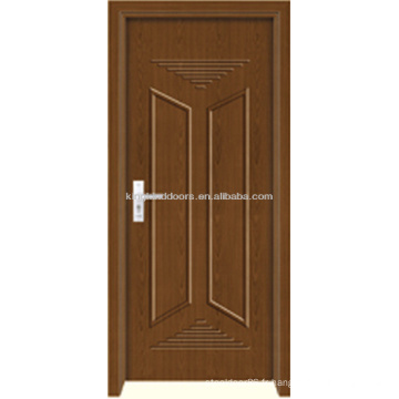 Porte en bois chambre porte PVC JKD-M607 MDF porte avec PVC